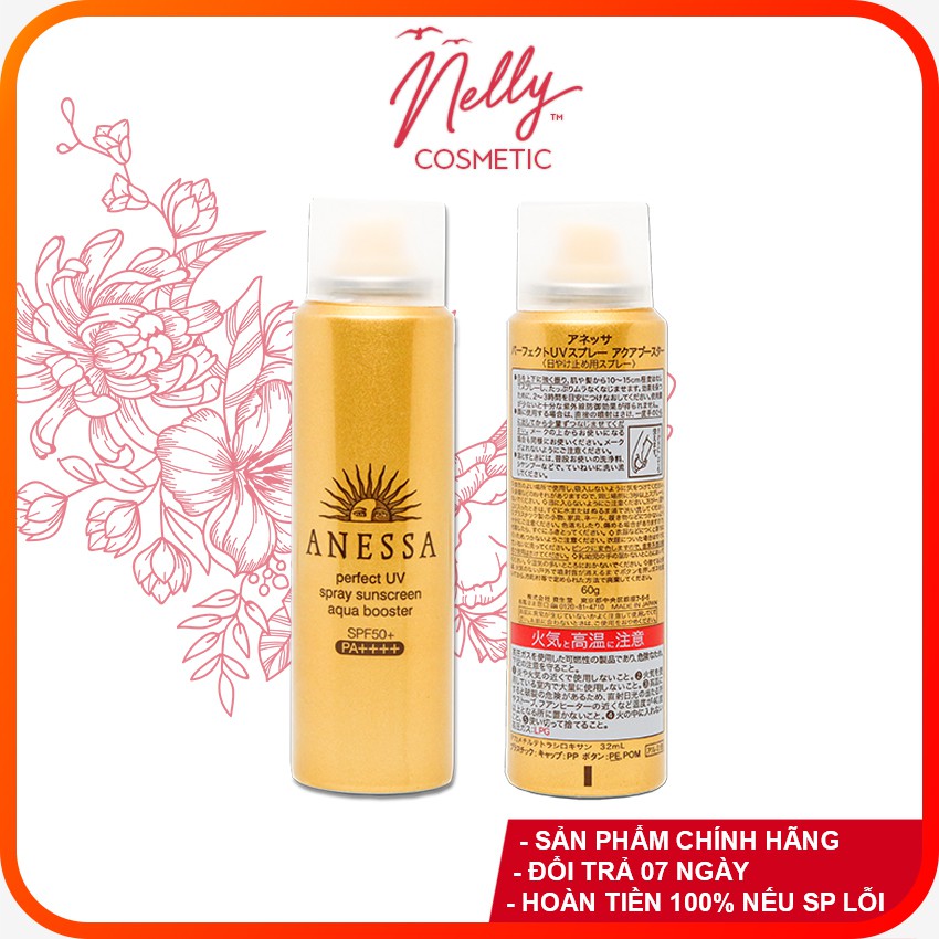 (❤️GIÁ DÙNG THỬ❤️) Xịt chống nắng bảo vệ hoàn hảo Anessa Perfect UV Sunscreen Skincare Spray 60g.