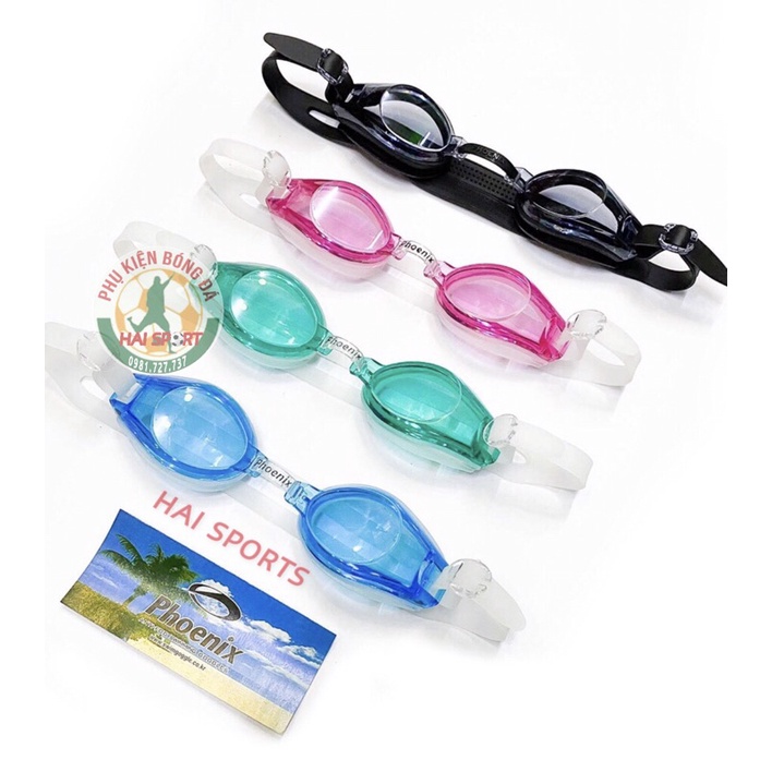 Kính bơi Phoenix 204 người lớn và trẻ em chống mờ chống nước chống tia Uv + Hộp đựng cao cấp )