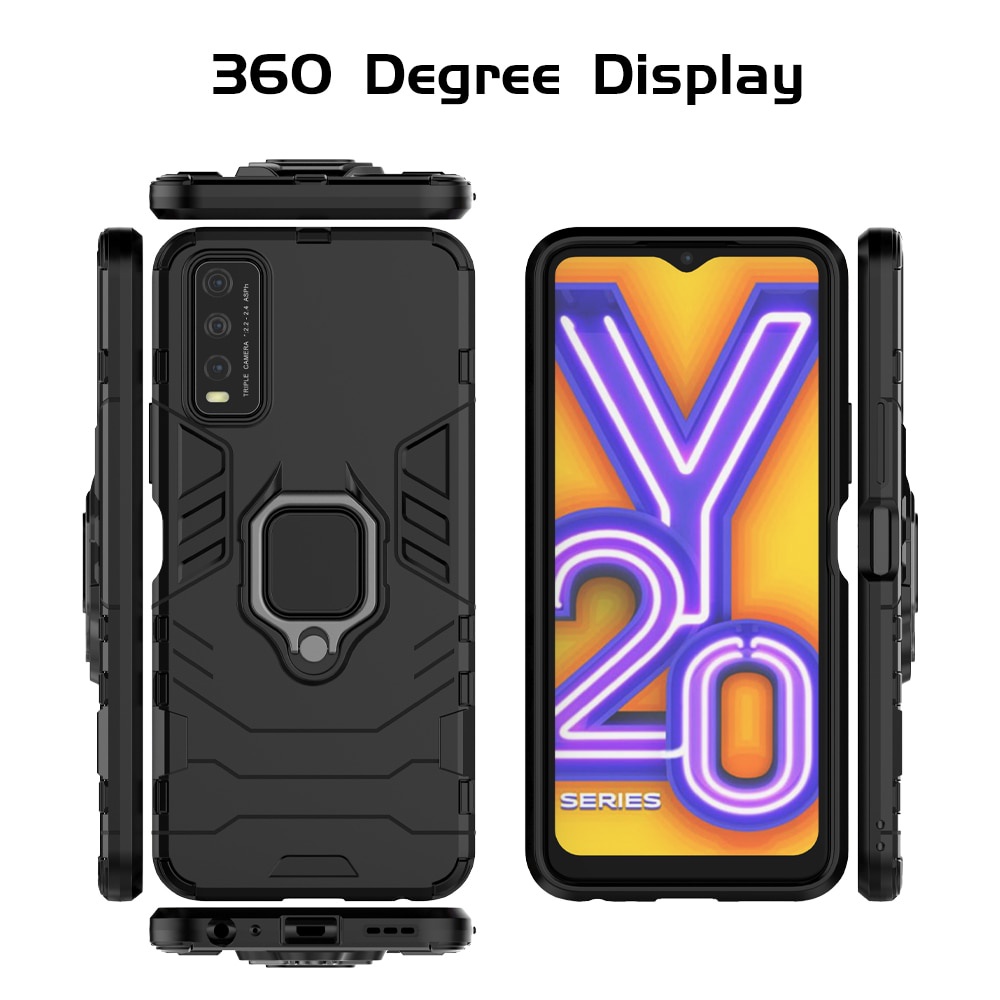 Ốp Điện Thoại PC + TPU Có Khuyên Kim Loại Chống Sốc Cho VIVO IQOO Z7 Z7X 5G