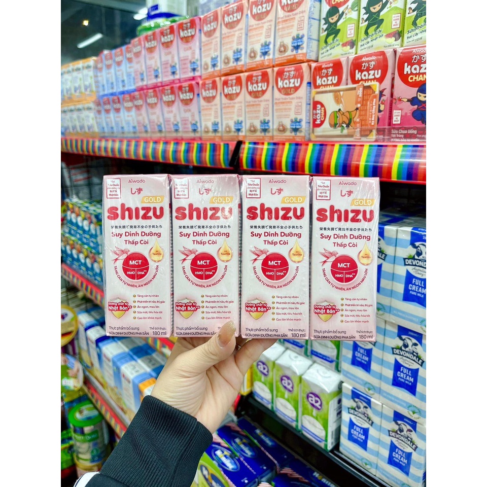 Sữa Shizu Nhật Hộp Pha Sẵn Dành Cho Trẻ Biếng Ăn (Đủ Kích Cỡ)
