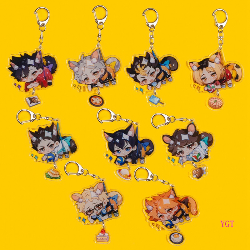 Móc Khóa Gắn Hình Nhân Vật Anime Haikyuu Dễ Thương