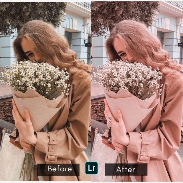 Preset Lightroom Premium Gold Rose Gold X