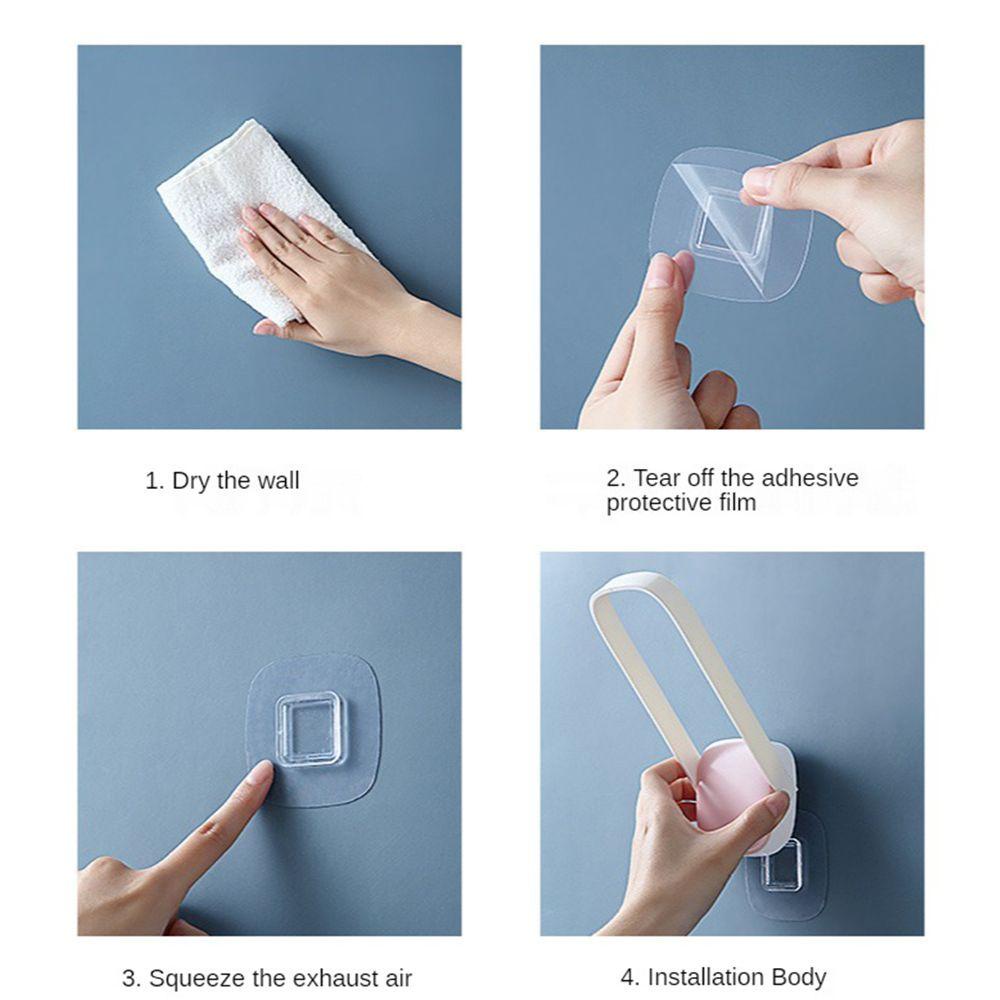 MUVAKO Móc Treo Quần Áo Gắn Tường Đa Năng Tiện Dụng