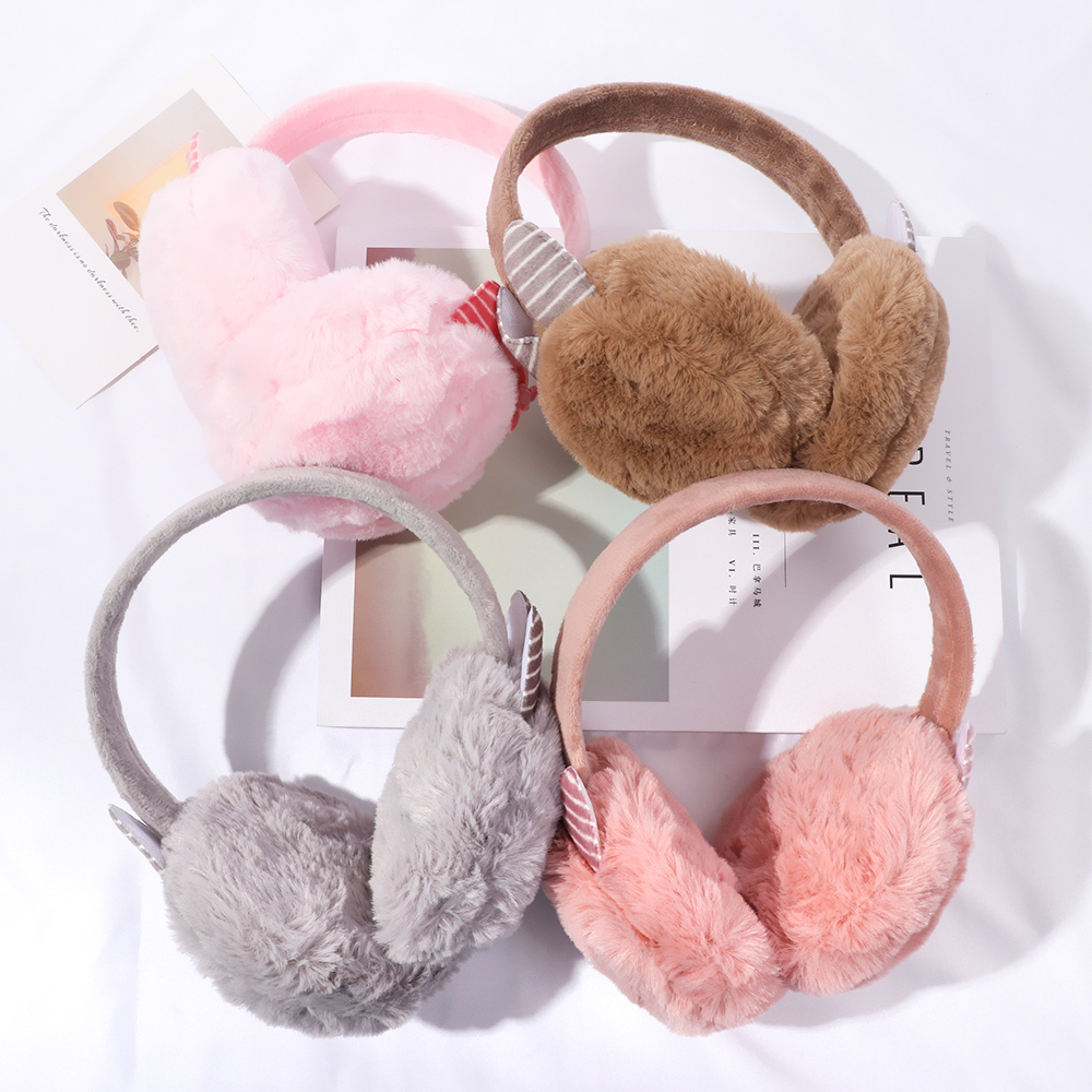 (Hàng Mới Về) Bông Chụp Tai Giữ Ấm Hình Tai Mèo Xinh Xắn Cho Nữ