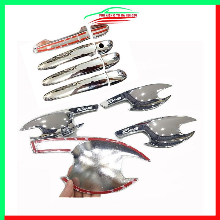 Ốp tay hõm Mazda CX3 CX-3 2021-2023 mạ Crom chống trầy bảo vệ xe
