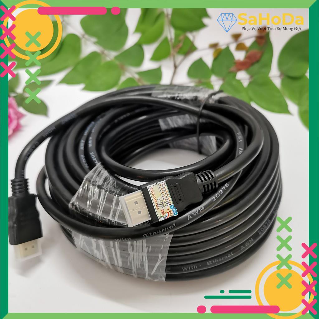 [Mã ELORDER5 giảm 10k đơn 20k] Dây Cáp HDMI tròn loại tốt 15m/10m/5m/3m/1.5m chuẩn hình ảnh 2k, 3D, Ultra HD