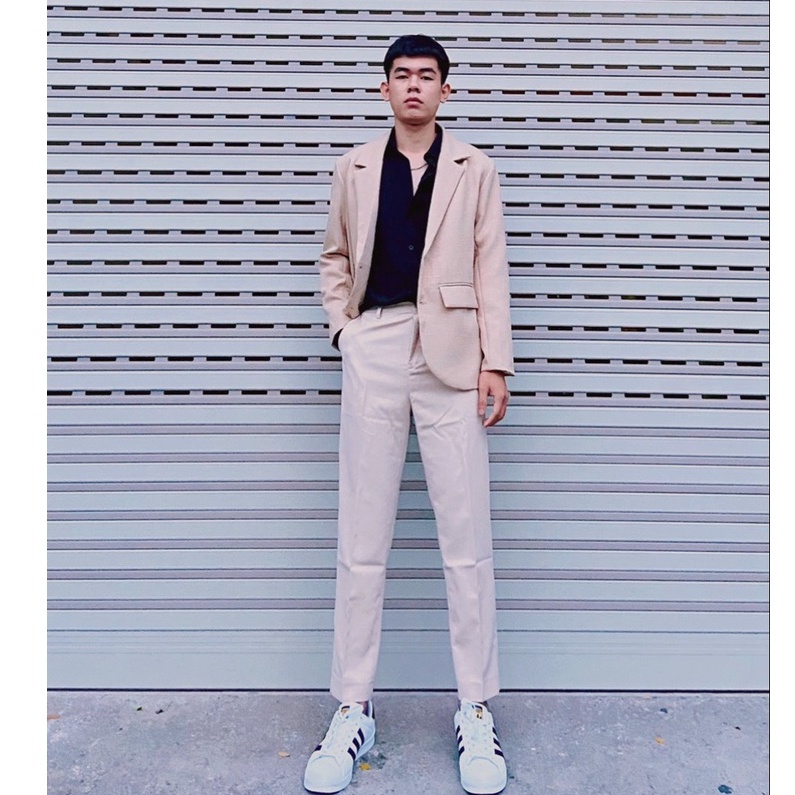 Áo khoác Blazer nam 2 khuy cài UNIWOW STORE