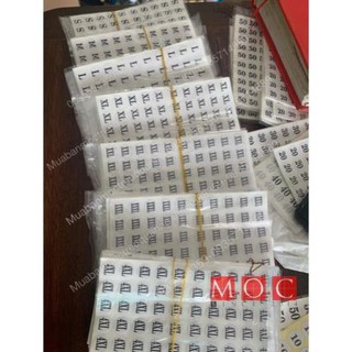 Bảng tem dán size các loại,size giày dép