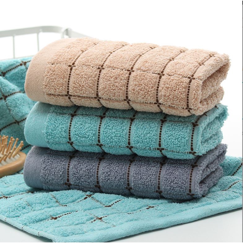 Khăn Mặt, Khăn Lau Đầu, Khăn tắm100% Cotton Siêu Thấm Hút, Không Phai Màu, Mềm mại