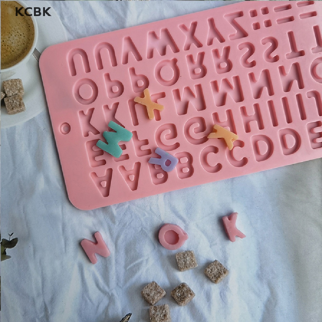 Khuôn Silicone Làm Bánh Hình 26 Chữ Cái Và Số 3D