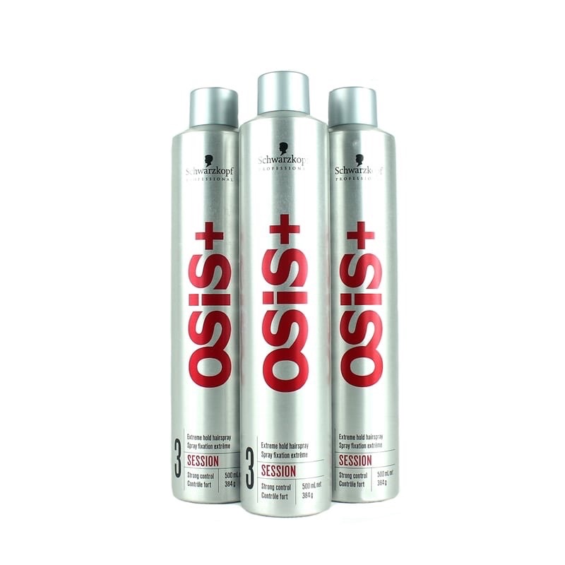 Keo Xịt Giữ Nếp Siêu Cứng Osis+3 Session 300ml