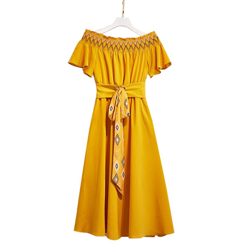 Đầm xòe kiểu dáng thanh lịch dành cho nữ