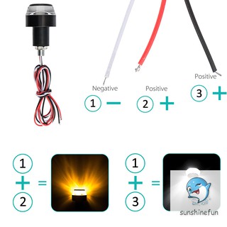 Cặp đèn LED tín hiệu gắn tay cầm xe máy