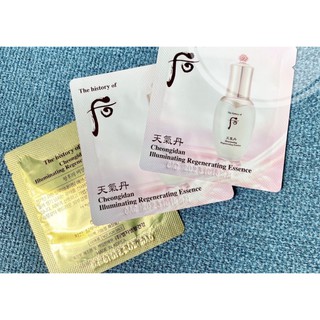 1 gói tinh chất dưỡng trắng tái sinh Whoo Cheongidan Illumninating Regenerating Essence 1ml