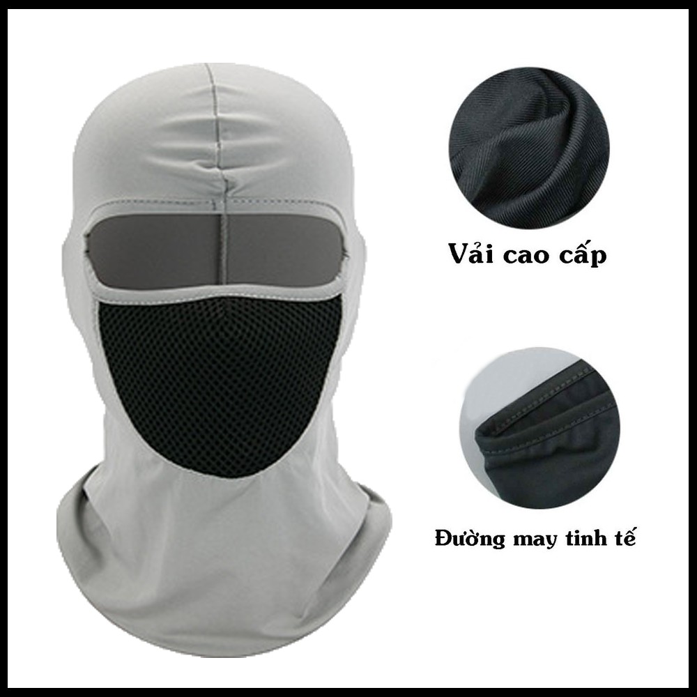 Khăn Phượt Trùm Đầu Ninja Điều Hòa X2 Cao Cấp - Mặt Nạ Chống Nắng, Chống Tia Uv Đa Năng Đi Xe Máy, Câu Cá, Chơi Thể Thao