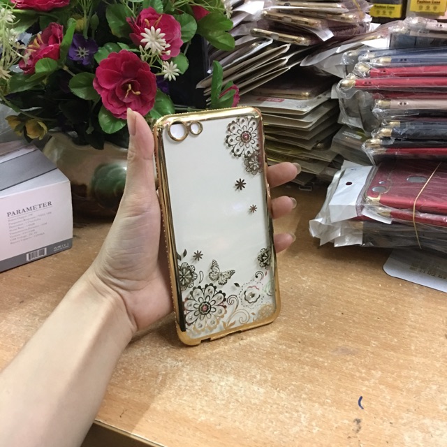 Ốp Oppo F3/ A77 ĐÍNH ĐÁ