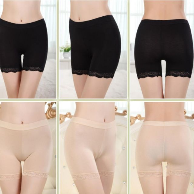 Quần mặc trong váy cotton bigsize phom đại 55-80kg 10031