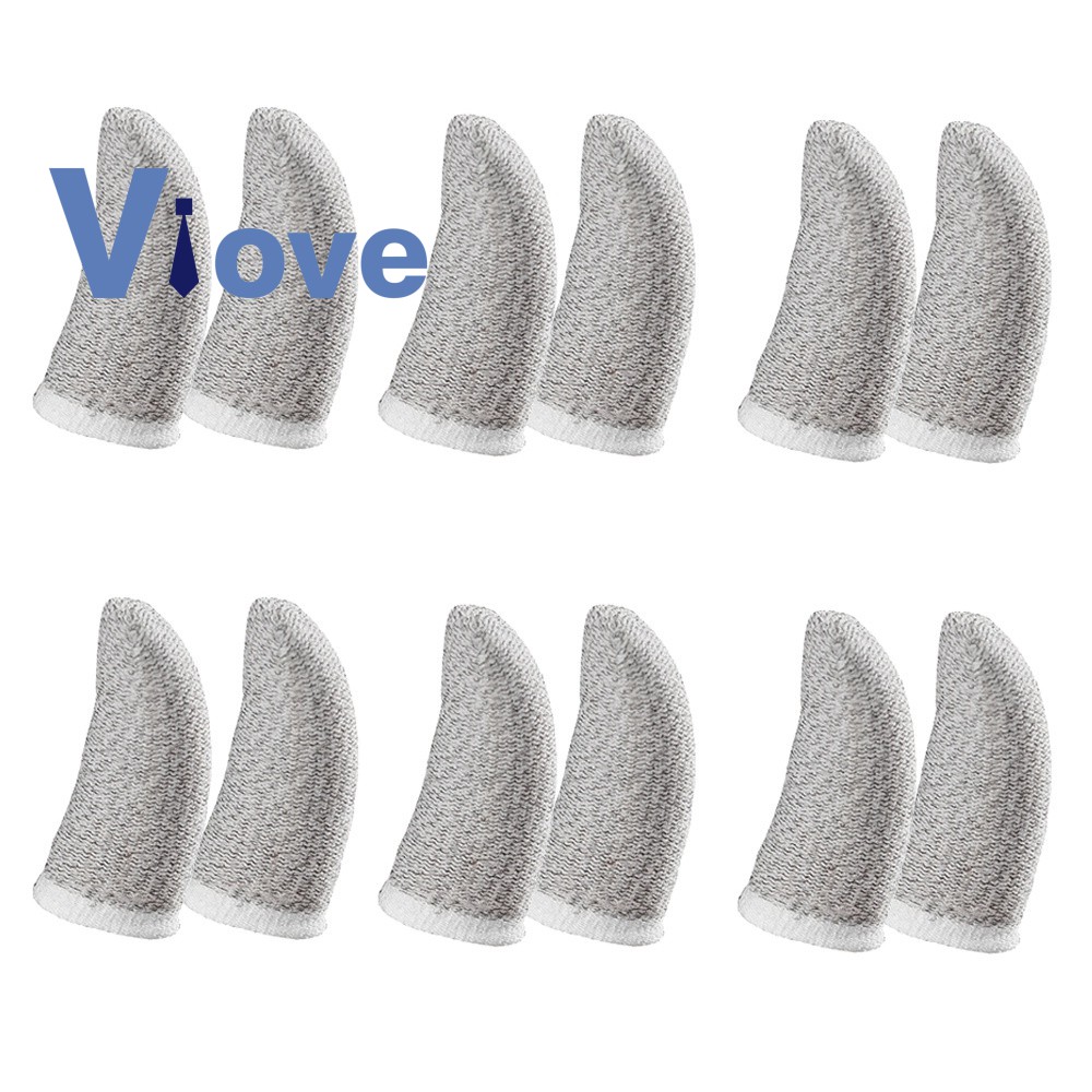 18-pin Carbon Finger Sleeve White (12 Pcs)