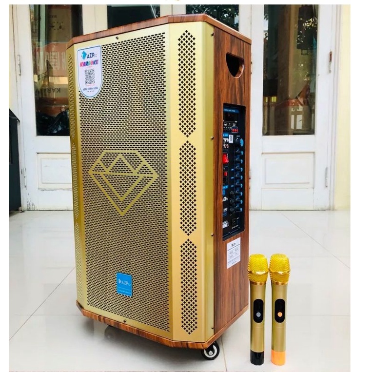 LOA KÉO AzPro 1508A 10 nút 800W BASS 4 TẤC 40 SIÊU KHỦNG