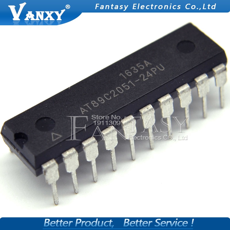 5 CÁI AT89C2051-24PU DIP20 AT89C2051-24 DIP AT89C2051 IC mới và nguyên bản