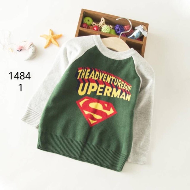 Áo len spiderman dệt 2 lớp