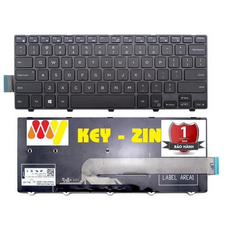 Bàn phím laptop Dell Vostro 14 3000 3445 3446 3467 3468 3452 3459 3462 14-3446D-1328R 14-3446D-1328B