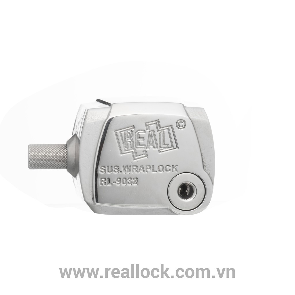 Khóa chụp Inox 304 chống cắt móc, cắt bát cửa hiệu Real Đài Loan RL9032-01