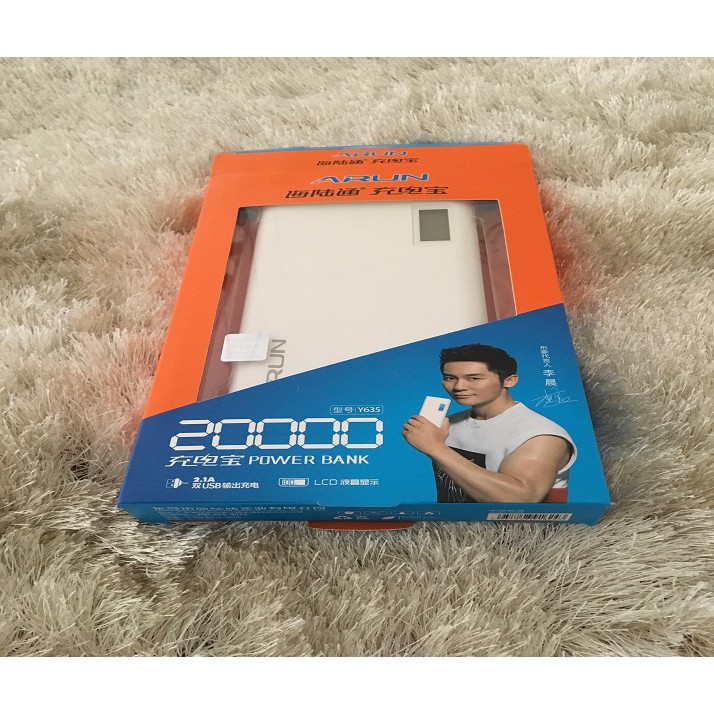 Sạc Dự Phòng Arun 20000mAh I Chính Hãng I Bảo Hành 12 Tháng I Đổi Trả Miễn Phí Trong 3 Ngày Đầu