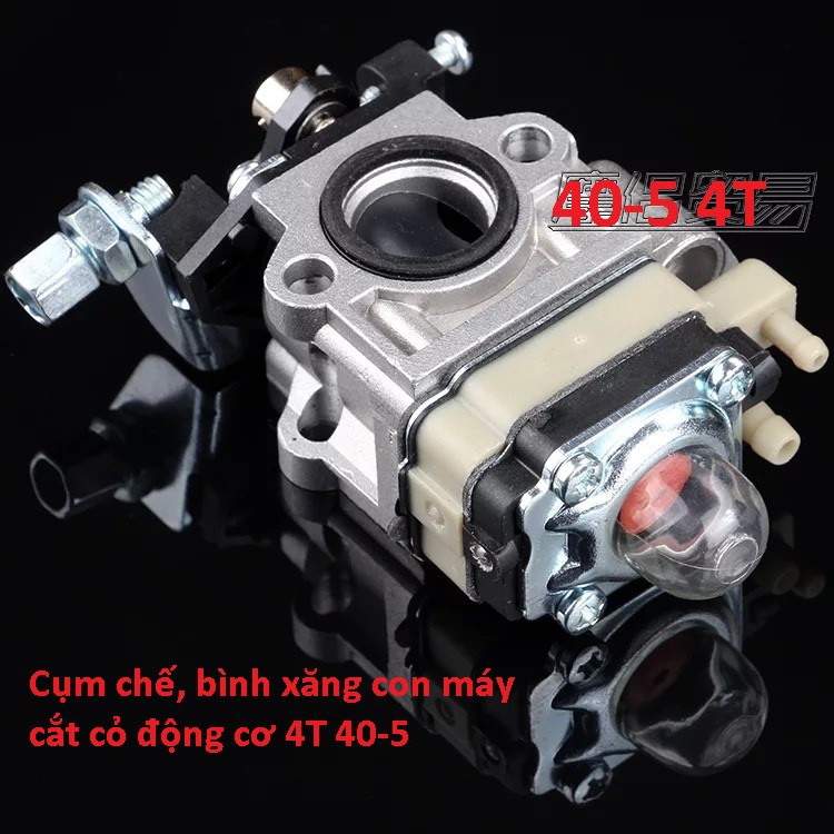 Cụm chế, bình xăng con động cơ 50cc, máy cắt cỏ, máy cưa