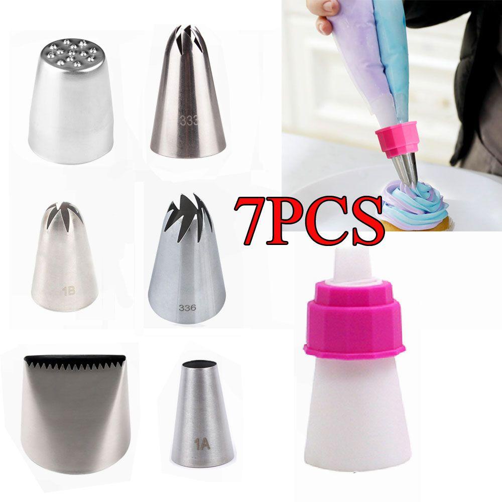 Set 1 Đuôi Bắt Bông Kem Trang Trí Bánh Bằng Thép Không Gỉ