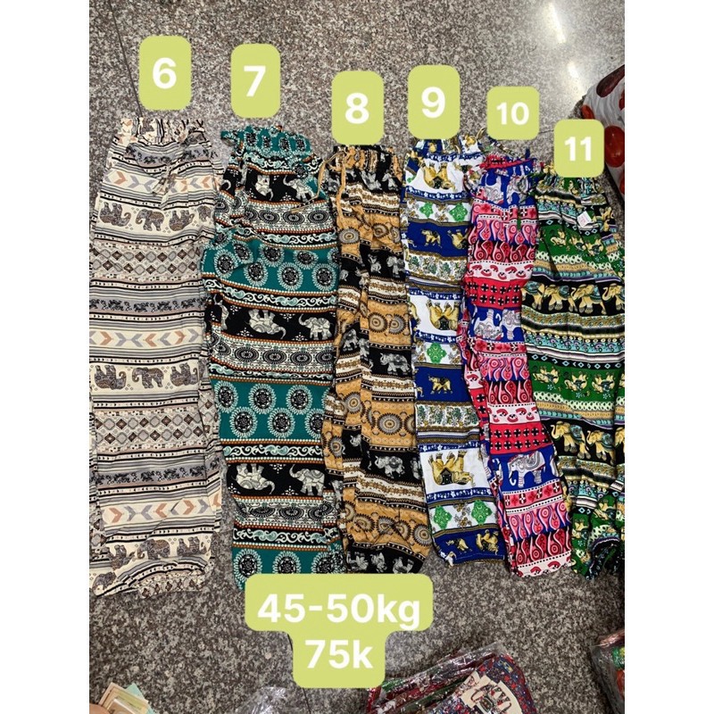2021 -   quần alibaba vải tole thái