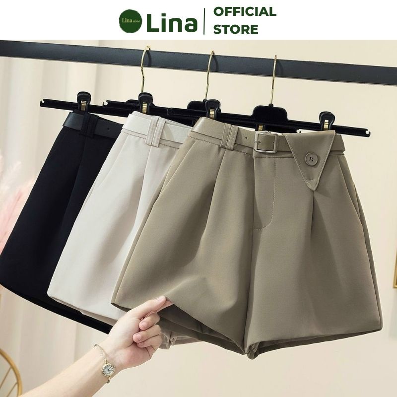 Quần Short Quần Đùi Nữ Phong Cách Ulzzang Hàn Quốc LINASTORE 028