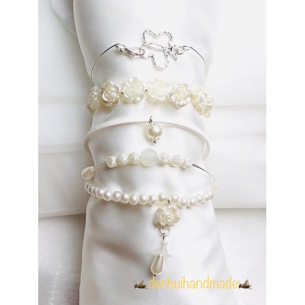 50/ 10 Bẹt Hoa Hồng 12mm; 20mm