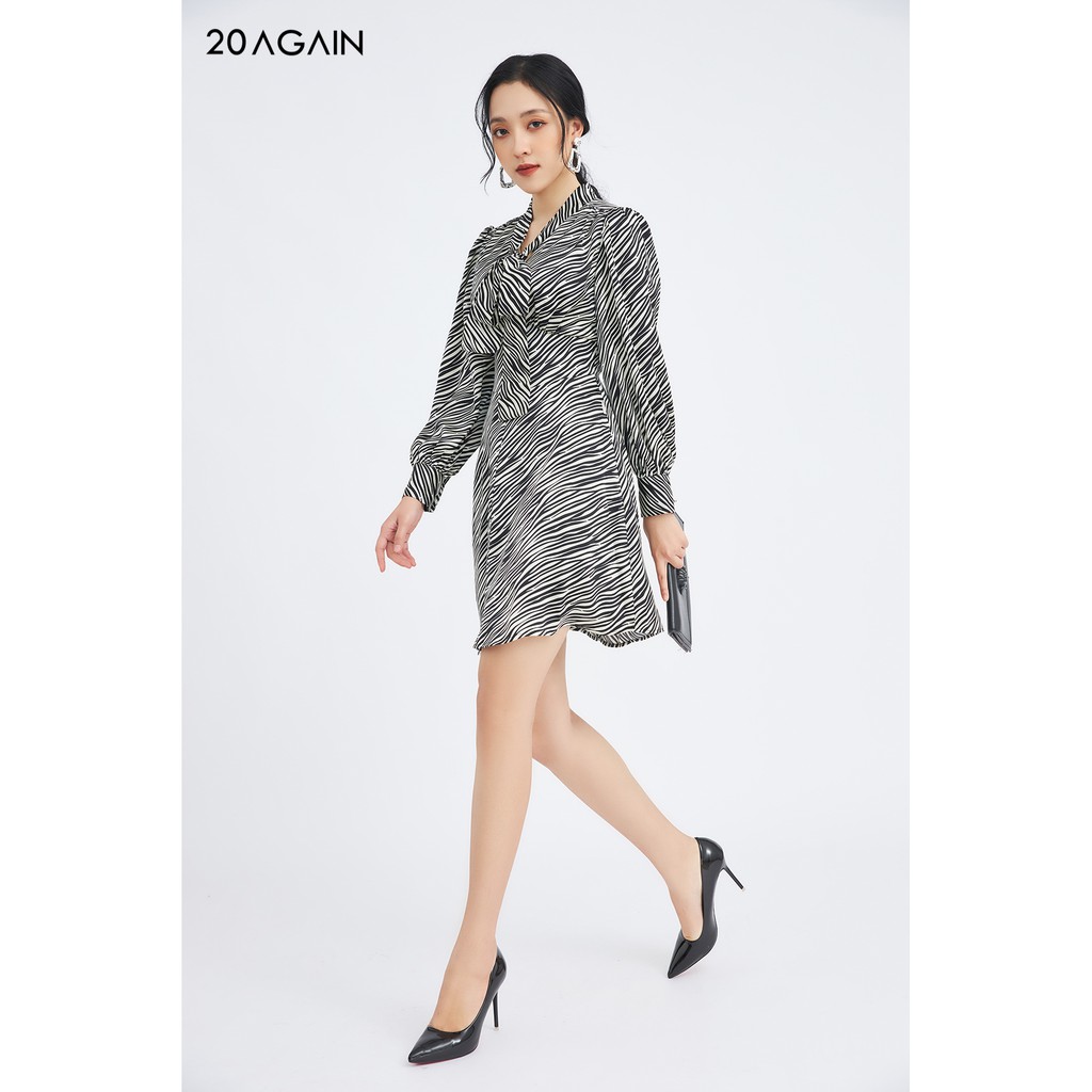 Đầm xòe dài tay cổ nơ - 20 Again - DEC0060 | BigBuy360 - bigbuy360.vn