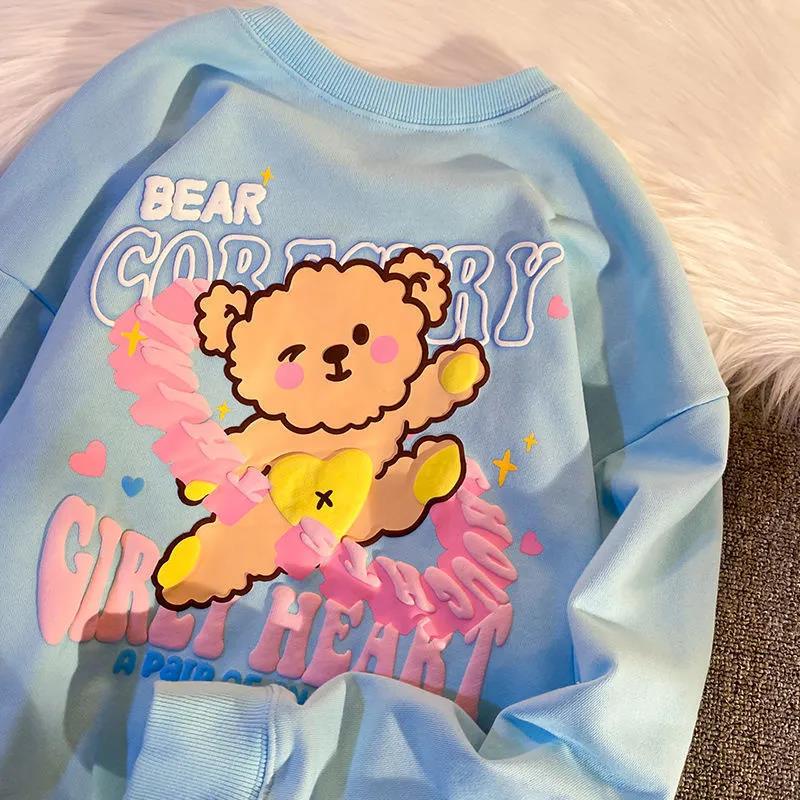 NRVP Áo Thun Nữ Dài Tay Cổ Tròn Thời Trang Hàn