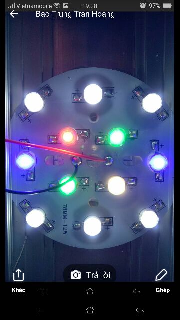 Z-powerled/luxeon LED hạt, 1watt/bóng