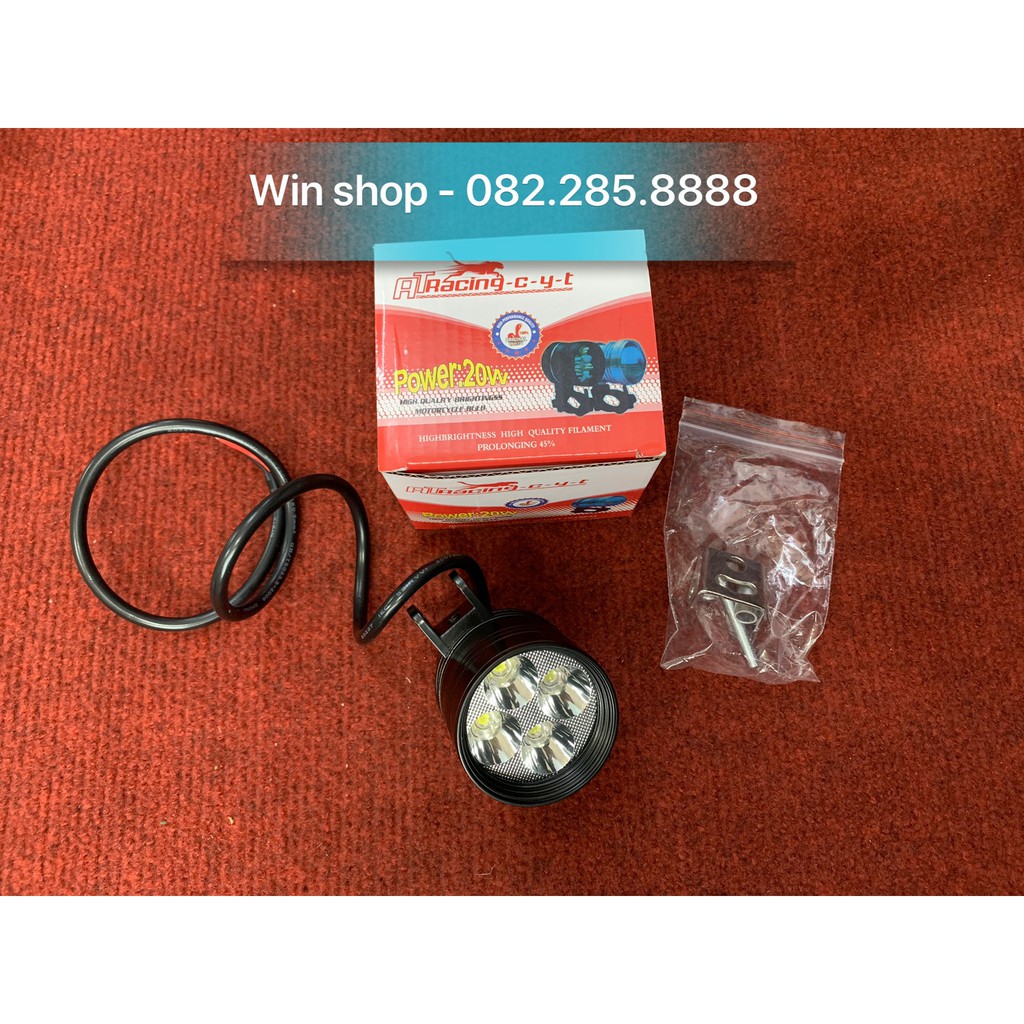 Trợ sáng L4 mini đẹp nắp cho các dòng xe máy , xe đạp điện [ 1 hộp 1 bóng ]