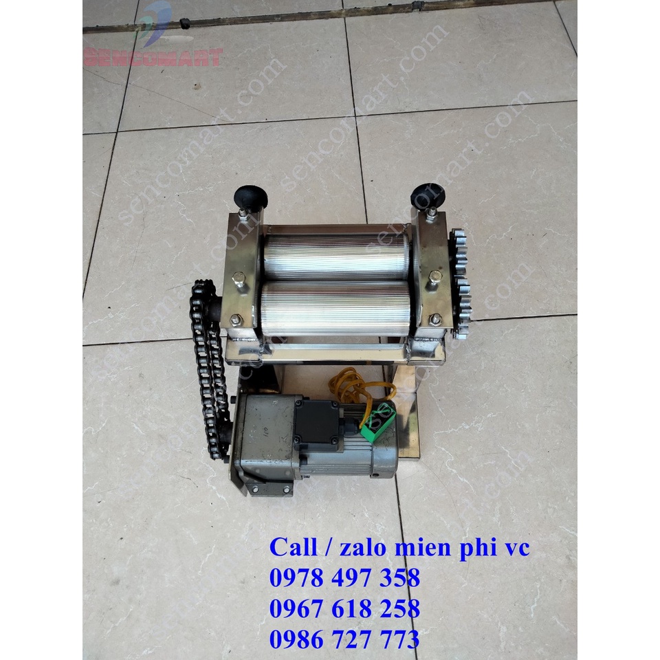 Máy ép mực khô, máy đánh mực khô thành bông cho nhà hàng tại sencomart