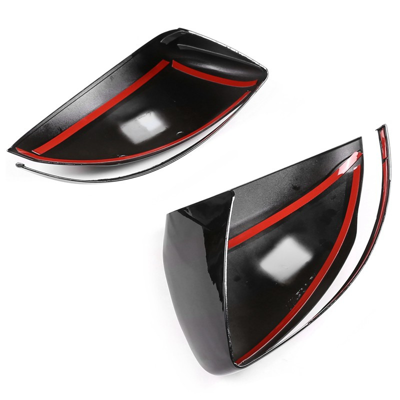 for Mercedes Benz B C E S GLB GLC Class W205 W213 W253 Right Driving Glossy Black ABS Side Rear View Mirror Cover Trim