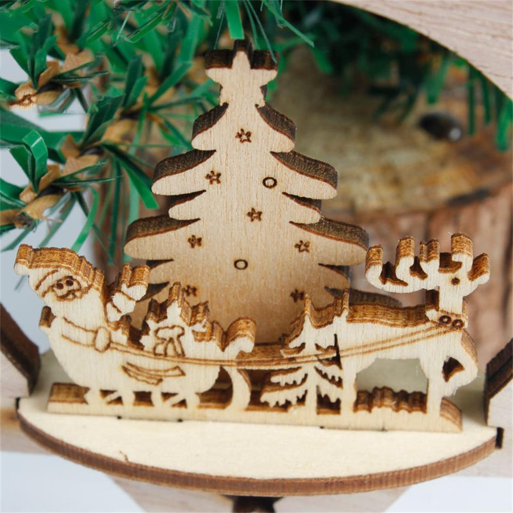 WATTLE Set 3 Phụ Kiện Trang Trí Cây Thông Giáng Sinh Hình Tuần Lộc / Ông Già Noel