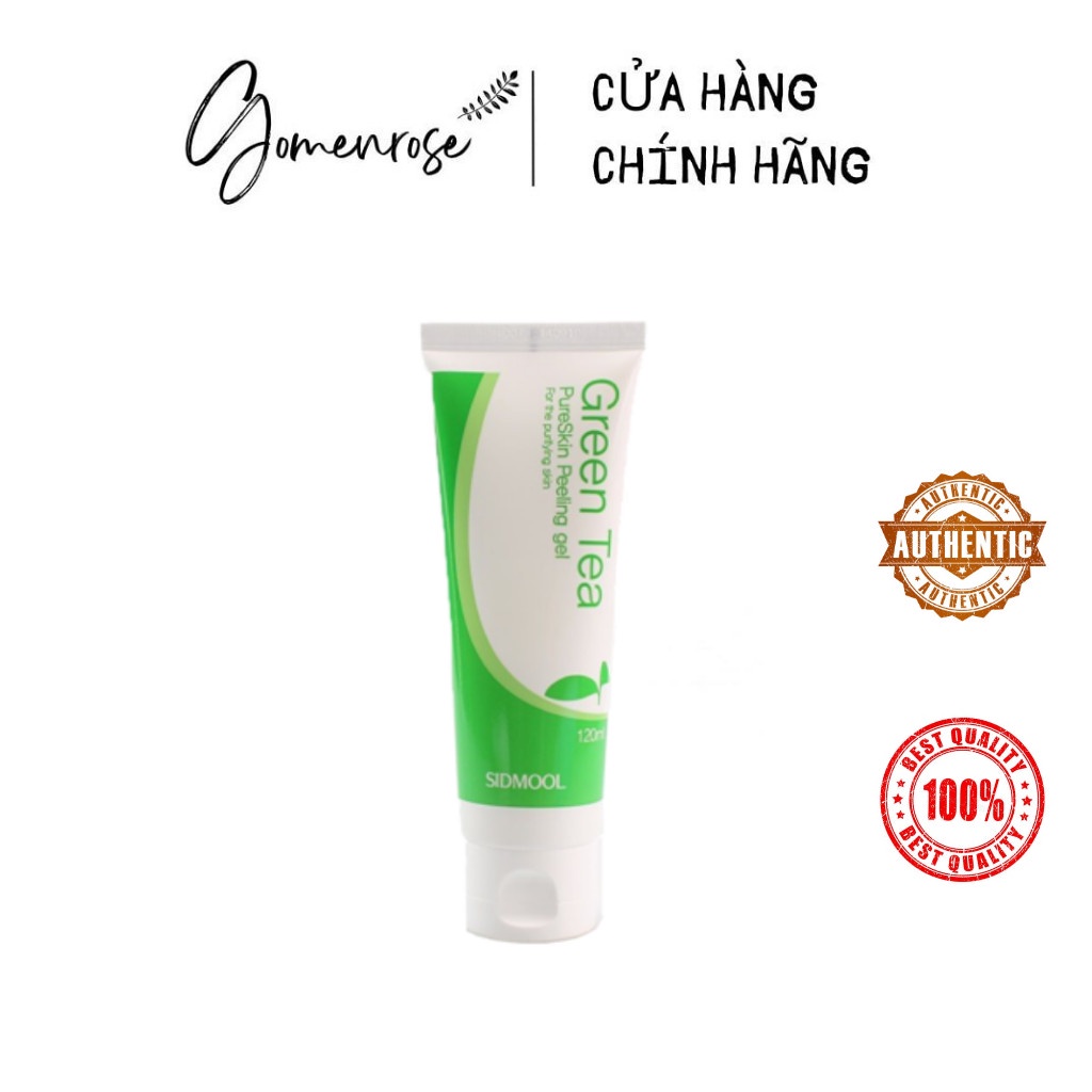 Tẩy tế bào chết Sidmool Green Tea Pureskin Peeling Gel 120ml bán chạy nhất Hàn Quốc (đủ bill)