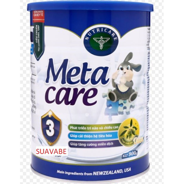 [Free ship 99k giao tại HN + HCM]Sữa Meta Care 3 Olive 900g