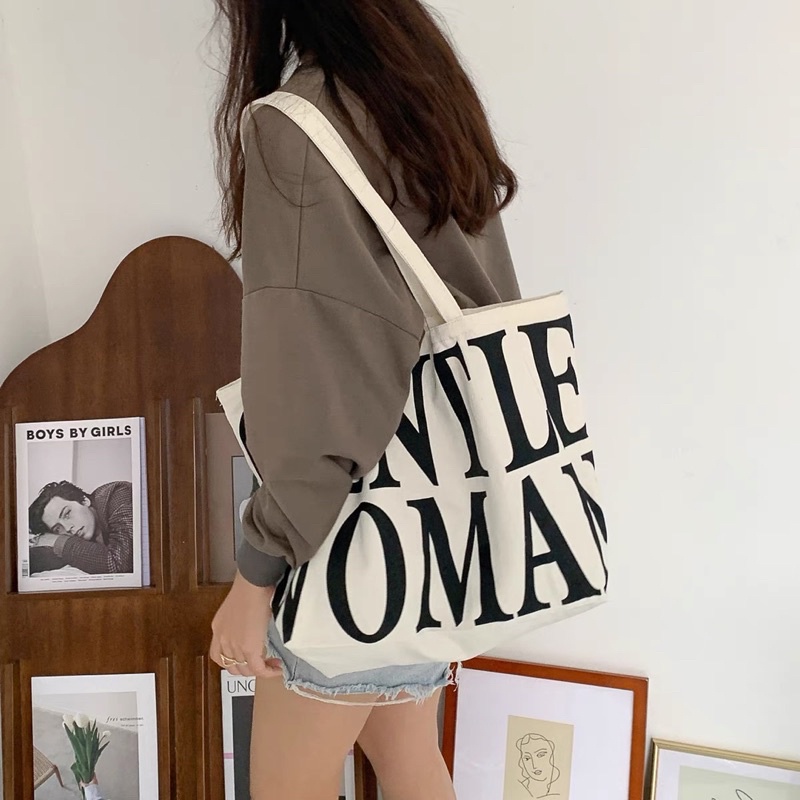 Túi to đeo vai nữ gentle woman hàng QC 2021