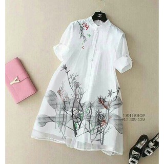 Đầm kiểu sơ mi kèm áo thun - lv1486140