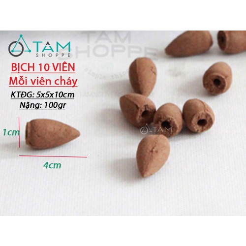 Set 10 viên trầm hương Việt Nam