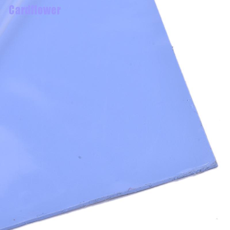 (Hàng Mới Về) Tấm Tản Nhiệt Làm Mát Cpu Bằng Silicon Màu Xanh Dương 100mm X 100mmx1.5mm | BigBuy360 - bigbuy360.vn