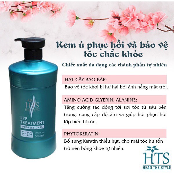 Hấp dầu dưỡng tóc LPP Treatment HTS Hàn Quốc 1000ml