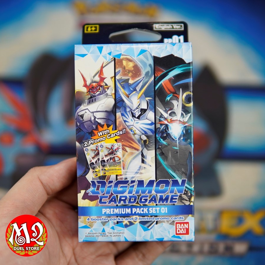 Hộp thẻ bài thật Digimon Card Game Premium Pack Set 01 - 04 Booster pack nguyên seal USA