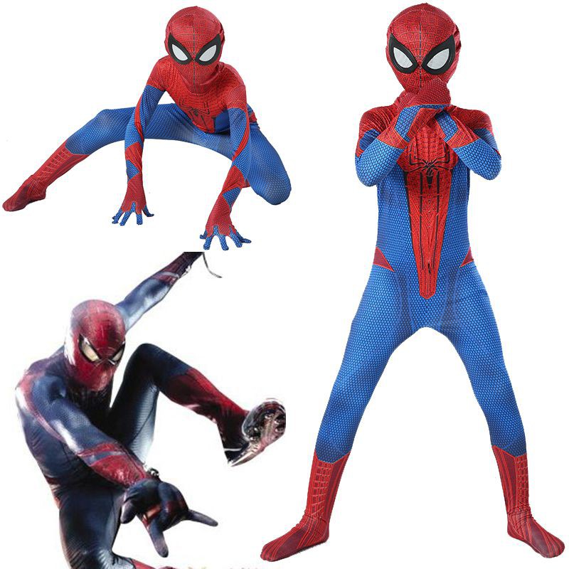 MARVEL PARKER Bộ Bodysuit Hóa Trang Nhân Vật Phim The Amazing Spider-Man