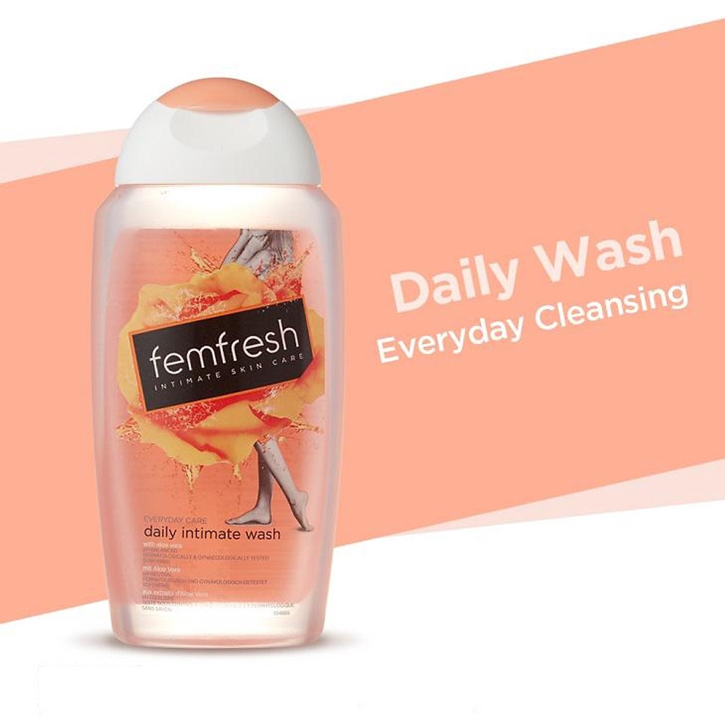 Dung Dịch Vệ Sinh Phụ Nữ Femfresh Daily Intimate Wash 250ml Anh Quốc - Cam